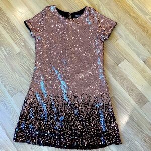 Trixxi Girl Sequin Ombré Dress Size 10